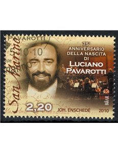 SAN MARINO 2010 Luciano Pavarotti us