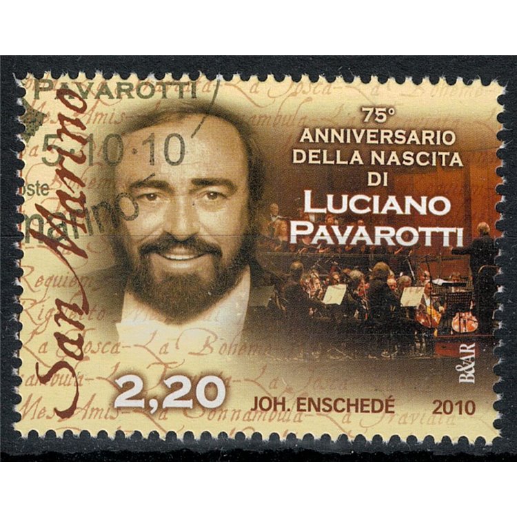 SAN MARINO 2010 Luciano Pavarotti us