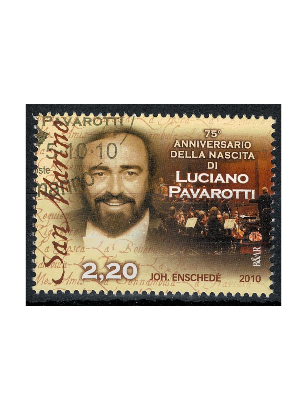 SAN MARINO 2010 Luciano Pavarotti us