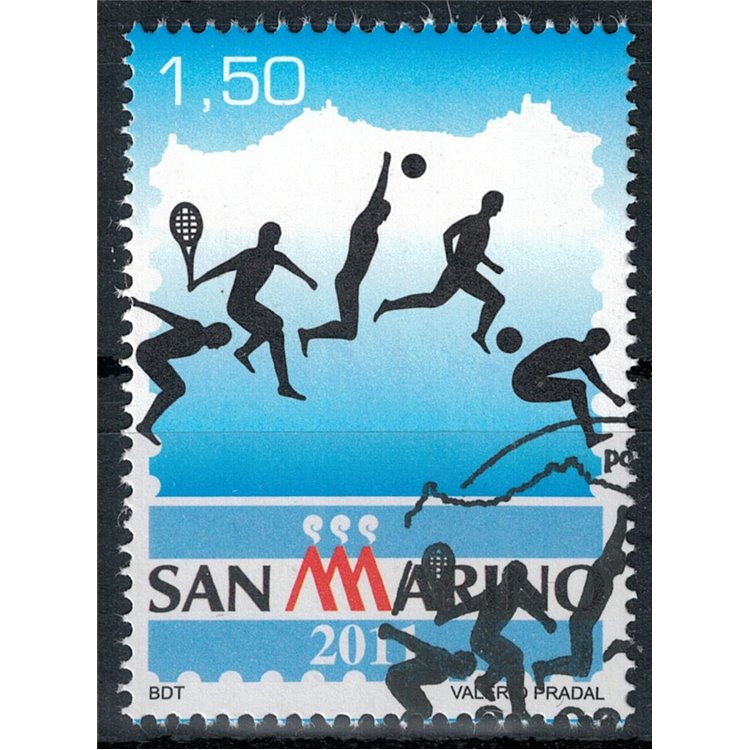 SAN MARINO 2011 Sport in philately us