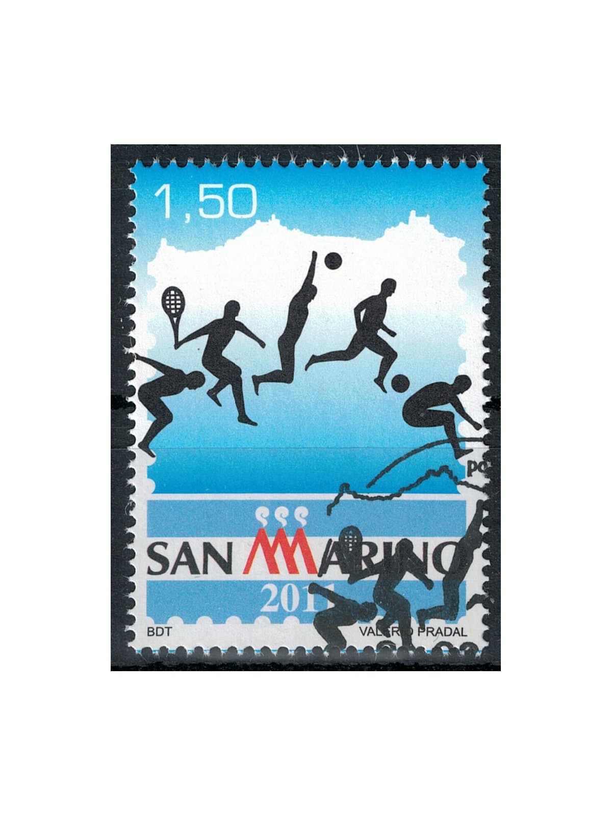 SAN MARINO 2011 Sport in philately us