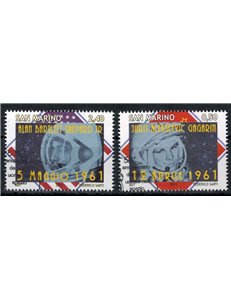 SAN MARINO 2011 First men in space 2v us