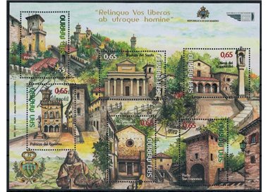 SAN MARINO 2011 s/s us tourist series