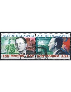 SAN MARINO 2011 Alcide De Gasperi 2v us