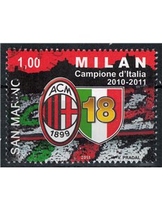 SAN MARINO 2011 Milan campione d'Italia us