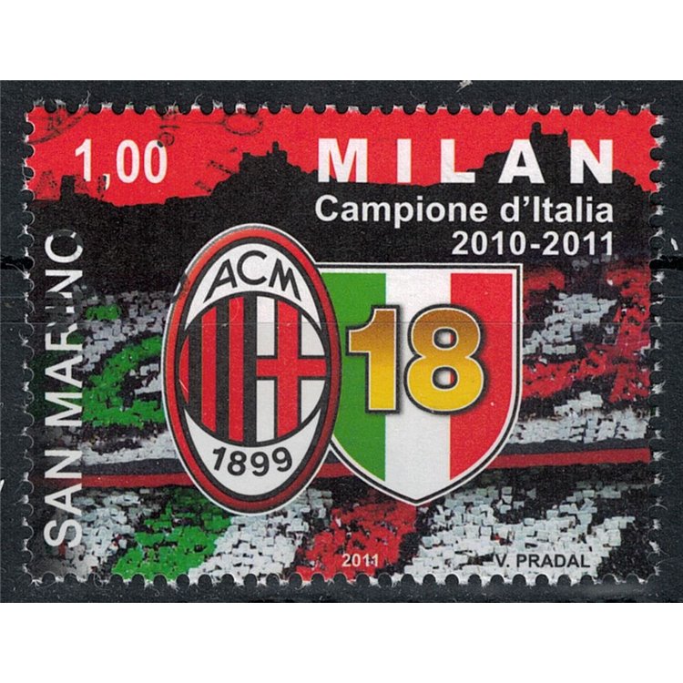 SAN MARINO 2011 Milan champion of Italy us