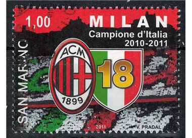 SAN MARINO 2011 Milan champion of Italy us