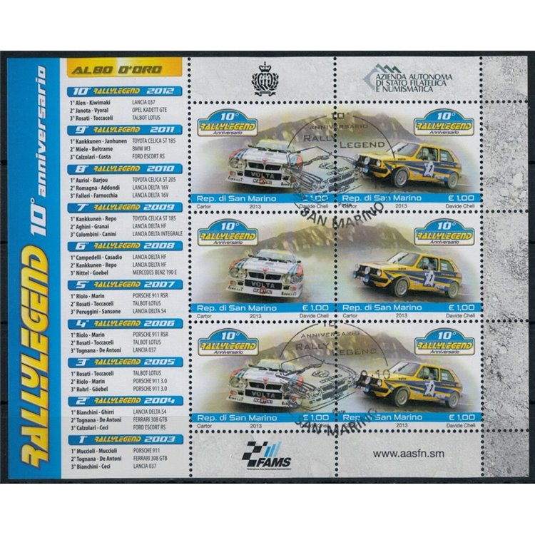 SAN MARINO 2013 Rally Legend m/s us