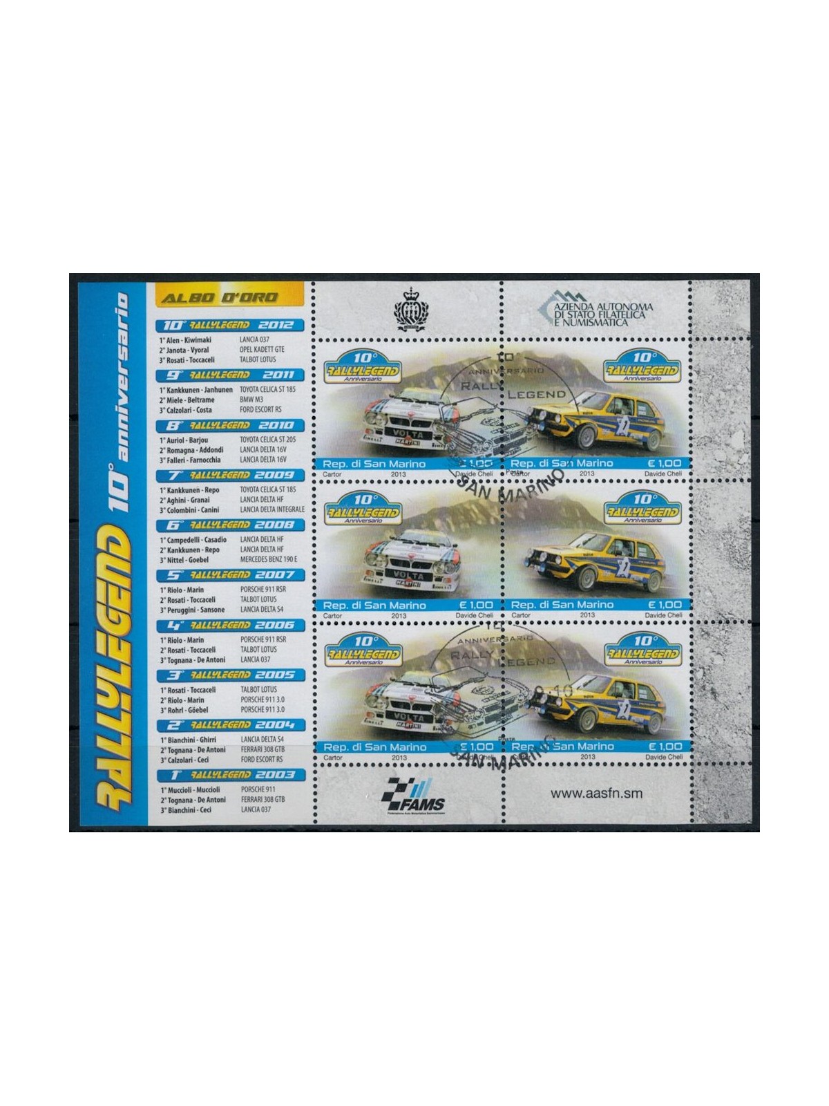 SAN MARINO 2013 Rally Legend MF us