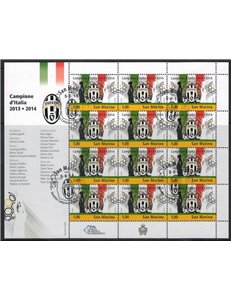 SAN MARINO 2014 Juventus champion of Italy m/s us