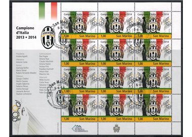 SAN MARINO 2014 Juventus champion of Italy m/s us