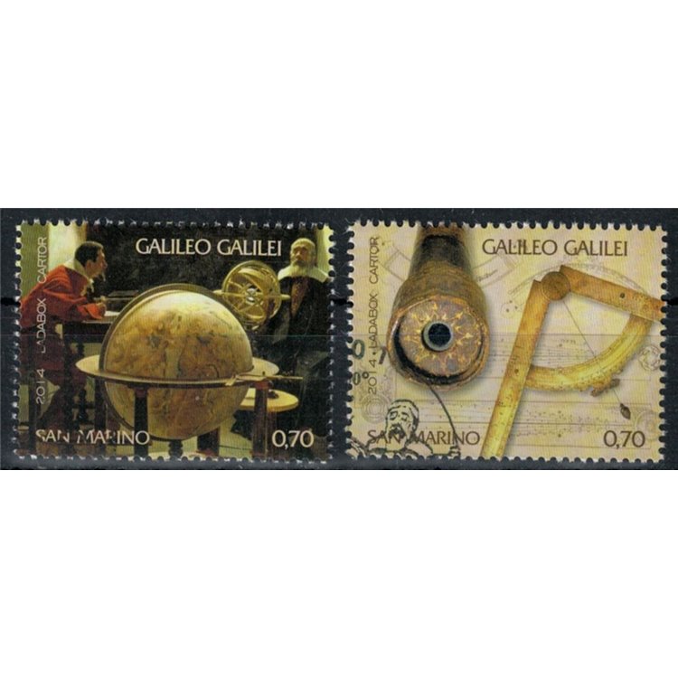 SAN MARINO 2014 Galileo Galilei 2v us