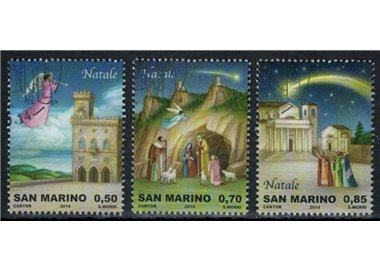 SAN MARINO 2014 Christmas 3v us