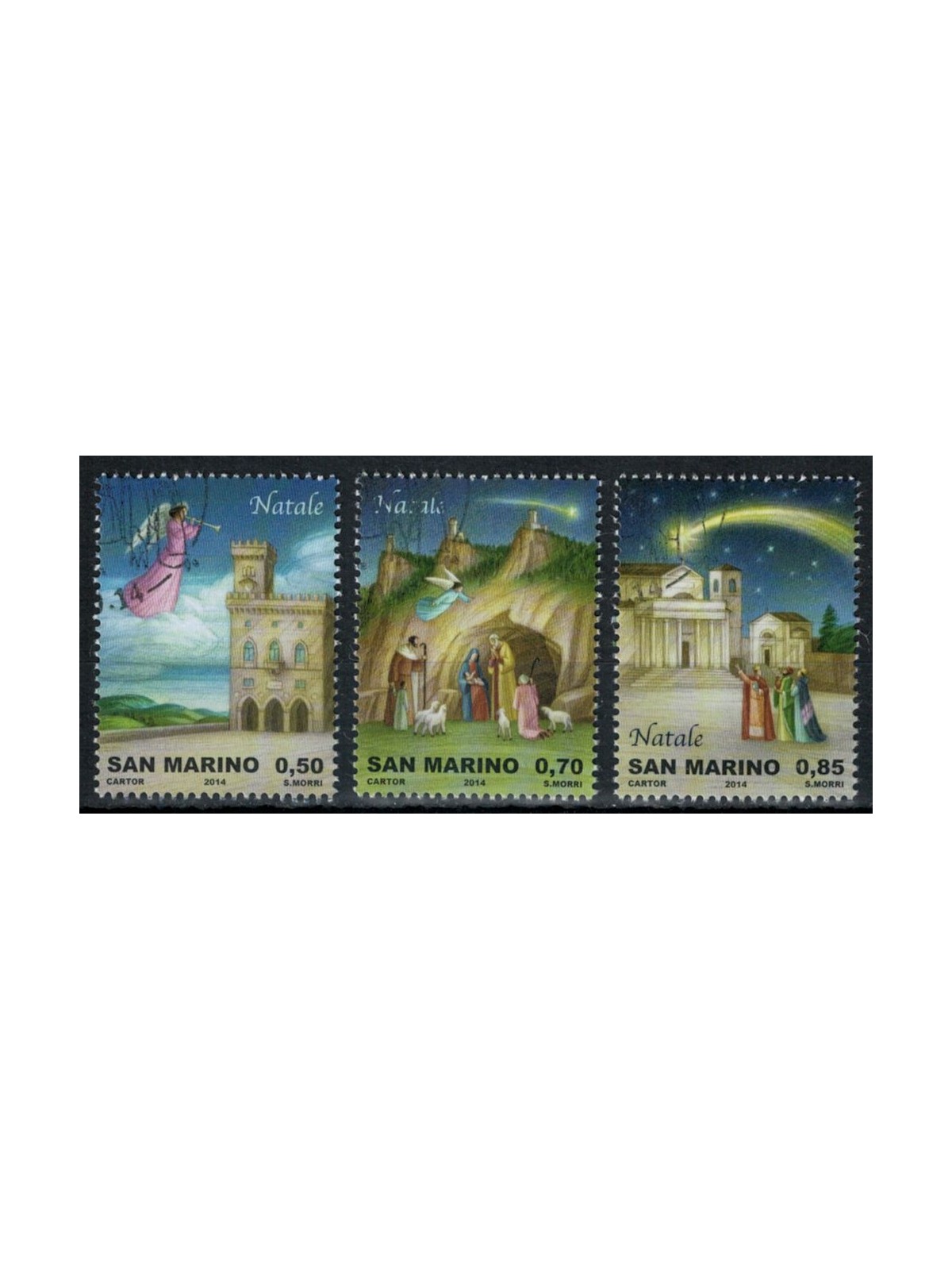 SAN MARINO 2014 Christmas 3v us