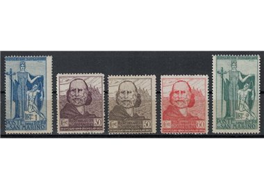 SAN MARINO 1924 Garibaldi 5v MNH**