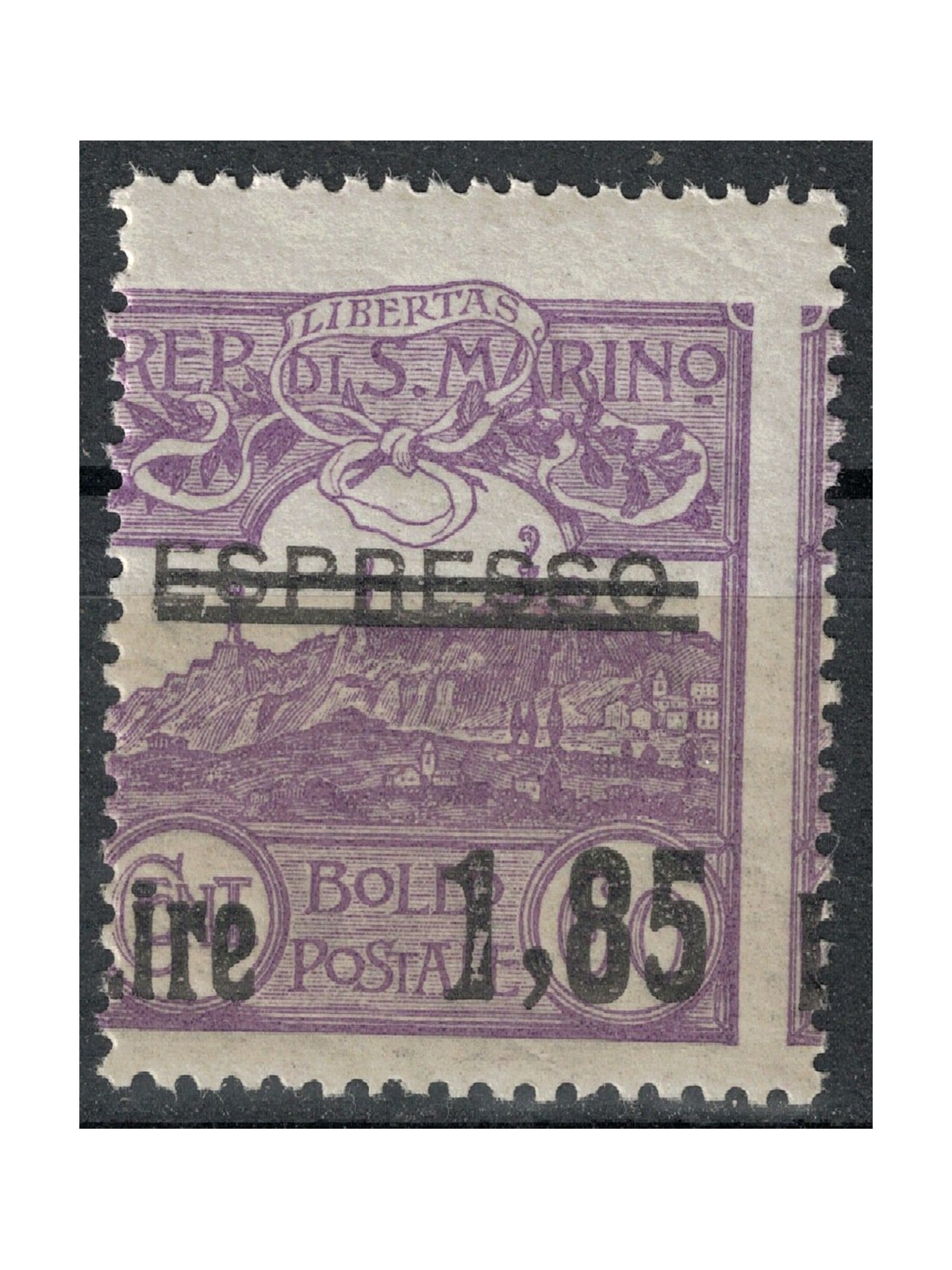 SAN MARINO 1926 View of San Marino MNH**