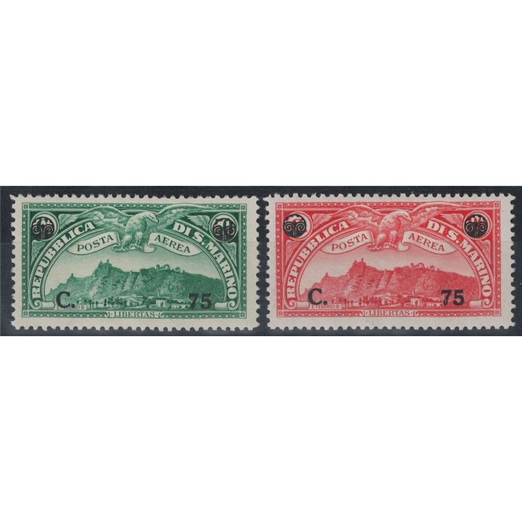 SAN MARINO 1936 Airmail 2v MNH**