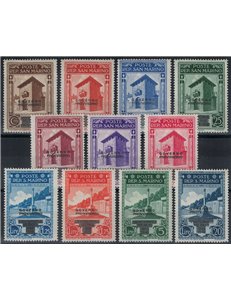 SAN MARINO 1943 Governo provvisorio 11v MNH**