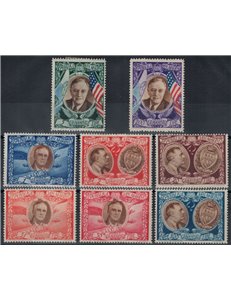 SAN MARINO 1947 Roosevelt (posta aerea) 8v MNH**