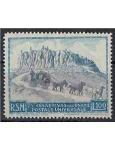 SAN MARINO 1949 Anniversario UPU £ 100 MNH**