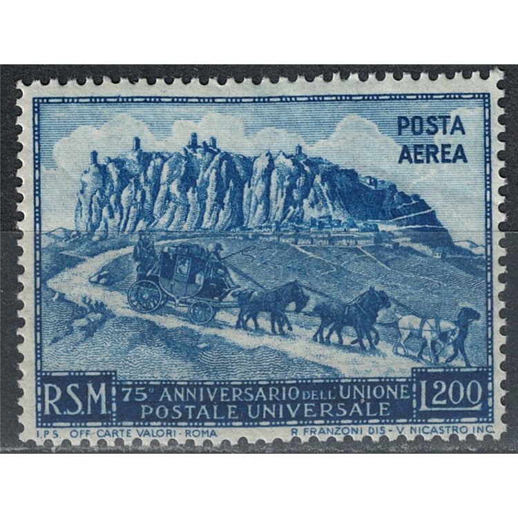 SAN MARINO 1950 Anniversario UPU (posta aerea) £ 200 MNH**