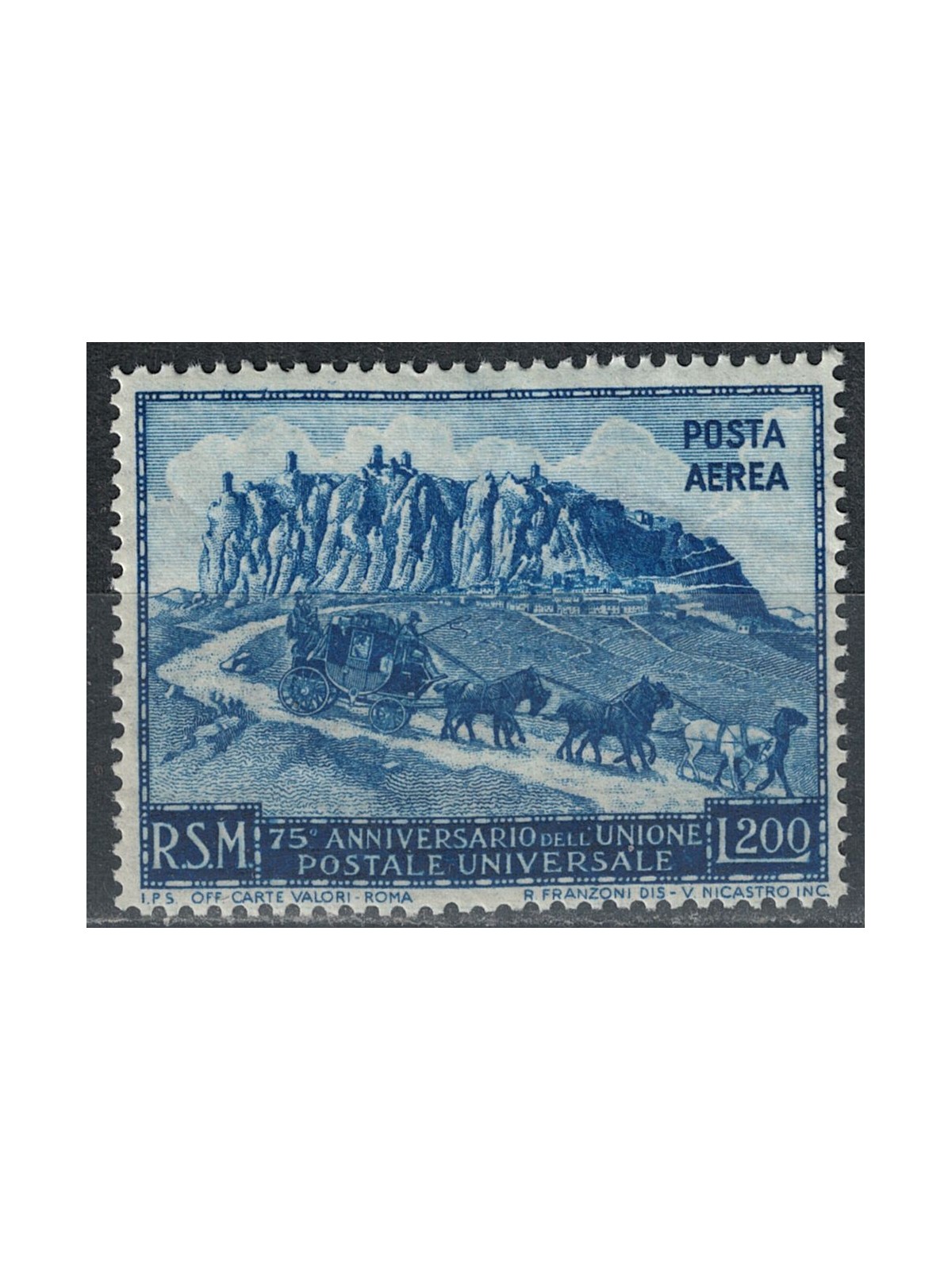 SAN MARINO 1950 Anniversary UPU (airmail) £200 MNH**