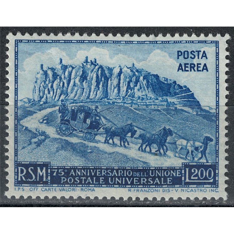 SAN MARINO 1950 Anniversary UPU (airmail) £200 from s/s MNH**