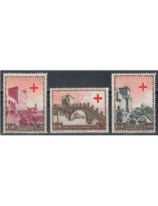 SAN MARINO 1951 Pro Red Cross 3v MNH**