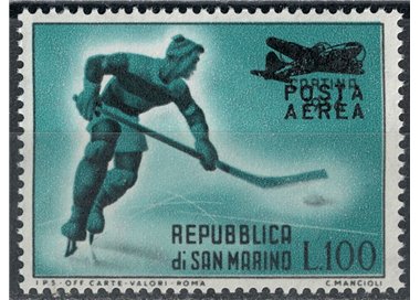 SAN MARINO 1956 Cortina overprinted (airmail) MNH**