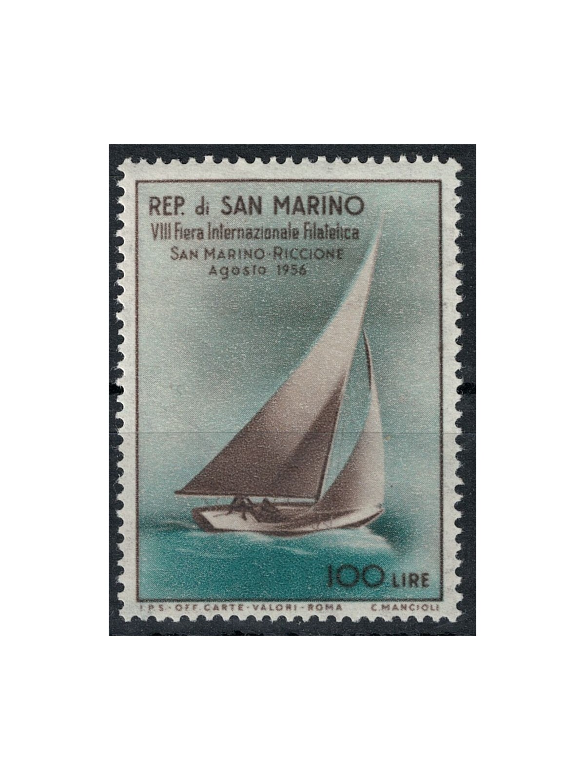 SAN MARINO 1956 International Philatelic Fair MNH**