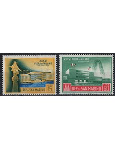 SAN MARINO 1958 Fiera di Milano 2v MNH**