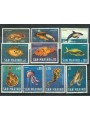 SAN MARINO 1966 Fauna marina 10v MNH**