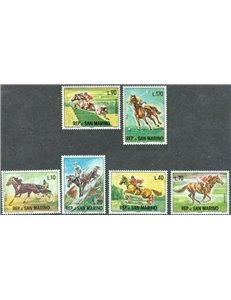 SAN MARINO 1966 Ippica 6v MNH**