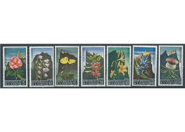 SAN MARINO 1967 Fiori, 3ª emissione 7v MNH**