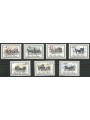 SAN MARINO 1969 Carriages of the 19th century 7v MNH**