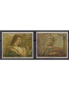SAN MARINO 1969 Paintings by Bramante 2v MNH**