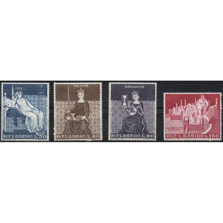 SAN MARINO 1969 Paintings by Lorenzetti 4v MNH**