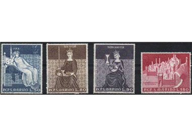 SAN MARINO 1969 Paintings by Lorenzetti 4v MNH**