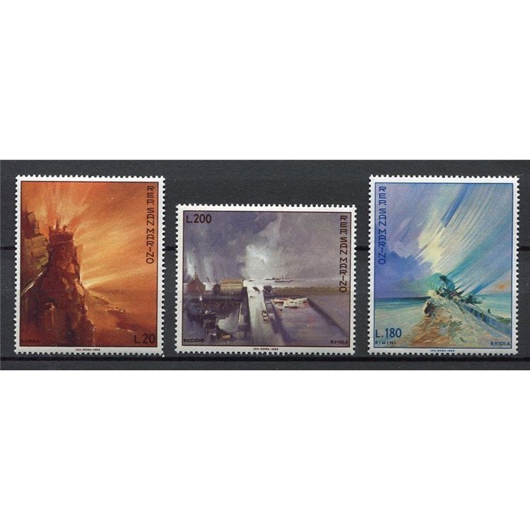 SAN MARINO 1969 Dipinti di Viola 3v MNH**
