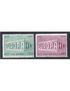 SAN MARINO 1969 Europe 2v MNH**