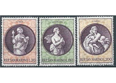 SAN MARINO 1969 Natale 3v MNH**