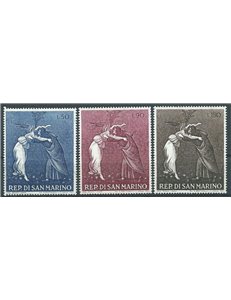 SAN MARINO 1968 Christmas 3v MNH**