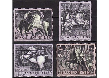 SAN MARINO 1968 Paolo Uccello 4v MNH**