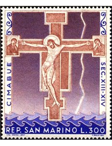 SAN MARINO 1967 The Crucifixion by Cimabue MNH**