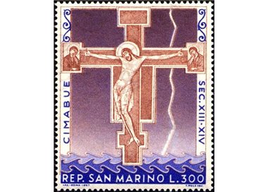 SAN MARINO 1967 The Crucifixion by Cimabue MNH**