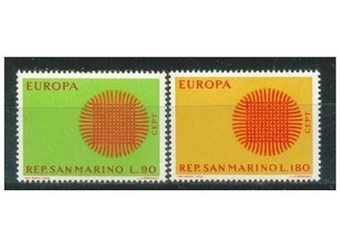 SAN MARINO 1970 Europa 2v MNH**