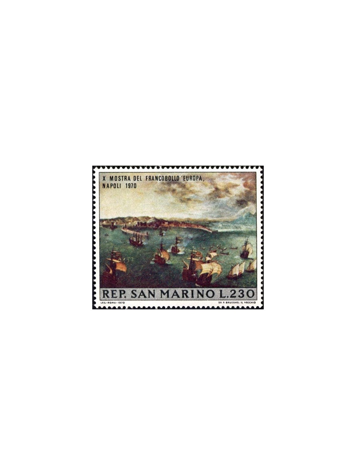SAN MARINO 1970 Mostra del francobollo Europa MNH**