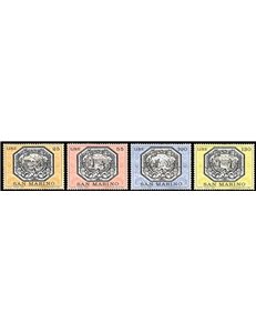 SAN MARINO 1972 Allegorie di San Marino 4v MNH**