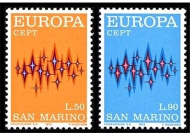 SAN MARINO 1972 Europe 2v MNH**