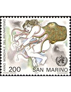 SAN MARINO 1977 Anno del reumatismo MNH**